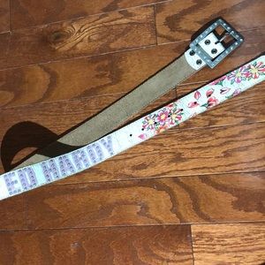 Vintage distressed belt